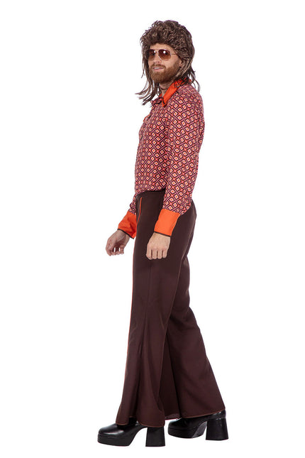 Wilbers & Wilbers Seventies Outfit Heren Oranje