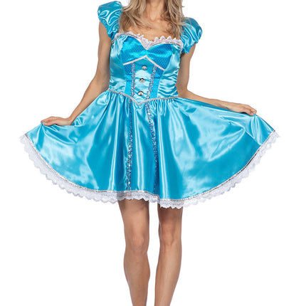 Wilbers & Wilbers Sexy Prinsessen Jurk Blauw Dames