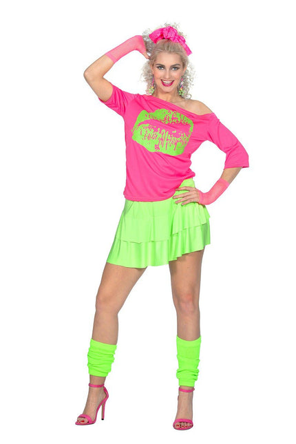 Wilbers & Wilbers Shirt Lips 80's Roze