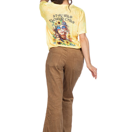 Wilbers & Wilbers T-Shirt Hippie Geel