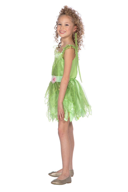 Wilbers & Wilbers Tinkerbell Jurkje Groen Met Vleugels Kinderen