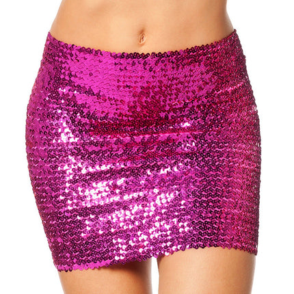 Wilbers & Wilbers Topje / Rokje Pailletten Pink