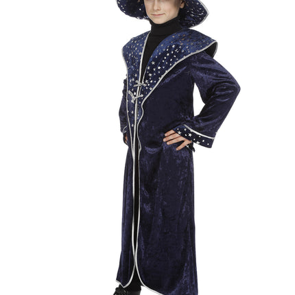 Wilbers & Wilbers Tovenaar Kostuum Kinderen Blauw