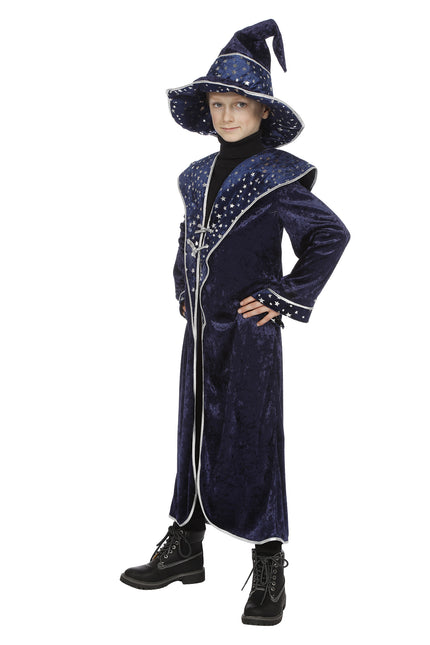 Wilbers & Wilbers Tovenaar Kostuum Kinderen Blauw