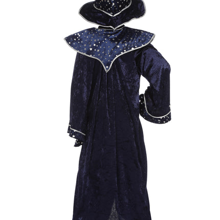 Wilbers & Wilbers Tovenaar Kostuum Kinderen Blauw