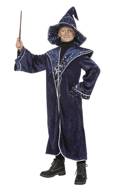Wilbers & Wilbers Tovenaar Kostuum Kinderen Blauw