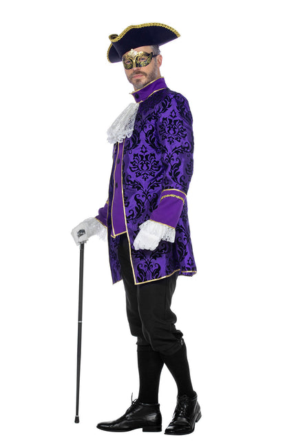 Wilbers & Wilbers Venetiaans Kostuum Paars Heren