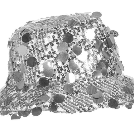 Wilbers & Wilbers Vissershoedje Pailletten Zilver