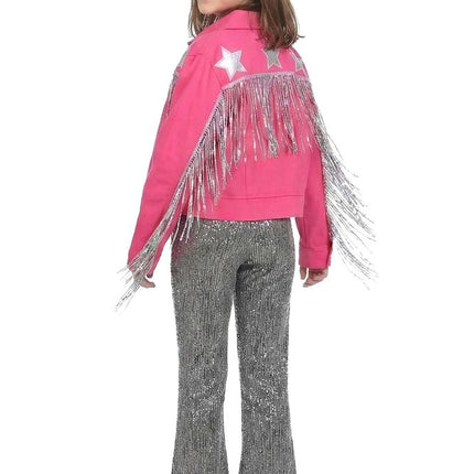 Wilbers & Wilbers Western Franje Jasje Sterren Roze