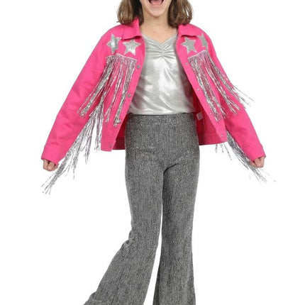 Wilbers & Wilbers Western Franje Jasje Sterren Roze