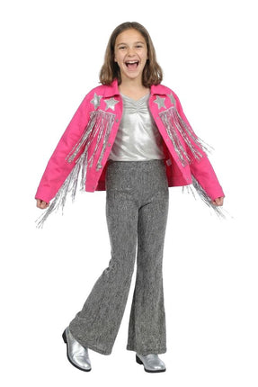 Wilbers & Wilbers Western Franje Jasje Sterren Roze