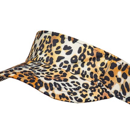 Wilbers & Wilbers Zonneklep Panterprint bruin