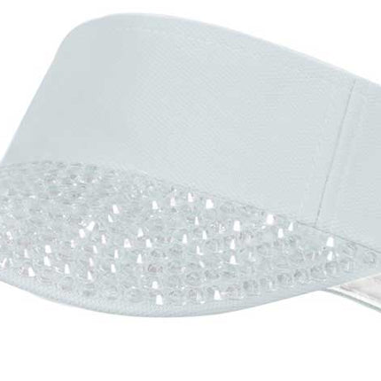 Wilbers & Wilbers Zonneklep Wit Met Steentjes