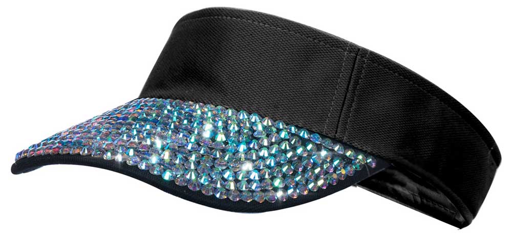 Wilbers & Wilbers Zonneklep Zwart Met Steentjes