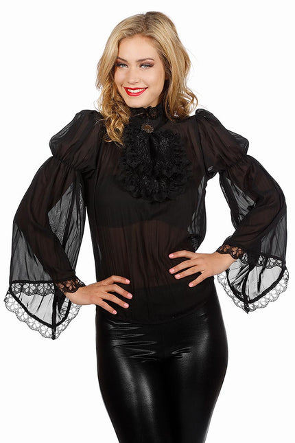 Wilbers & Wilbers Zwarte Piraten/Gothic Blouse