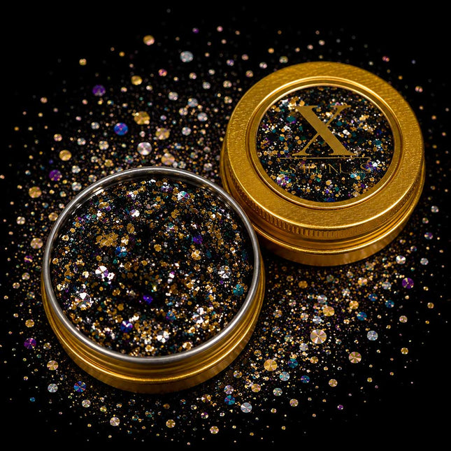 X-sins Black Velvet Luxe Gezicht en Body Glitters