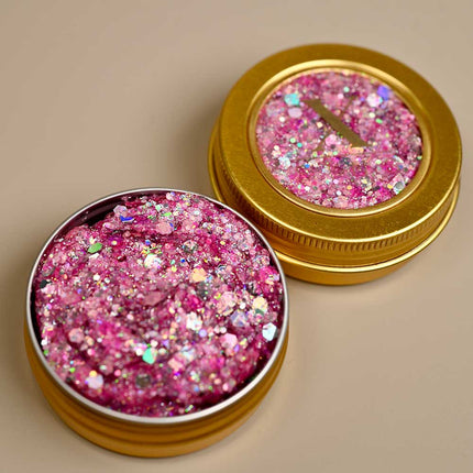 X-sins Bubby Pink Gezicht en Body Glitters
