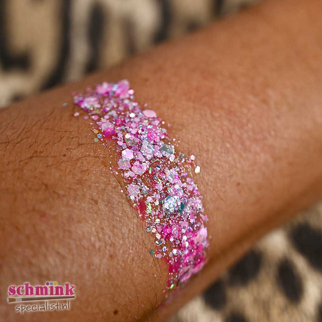 X-sins Bubby Pink Gezicht en Body Glitters