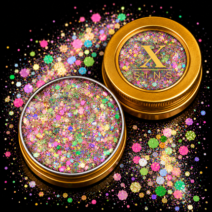 X-sins Dreamy Gezicht en Body Glitters 25 ml