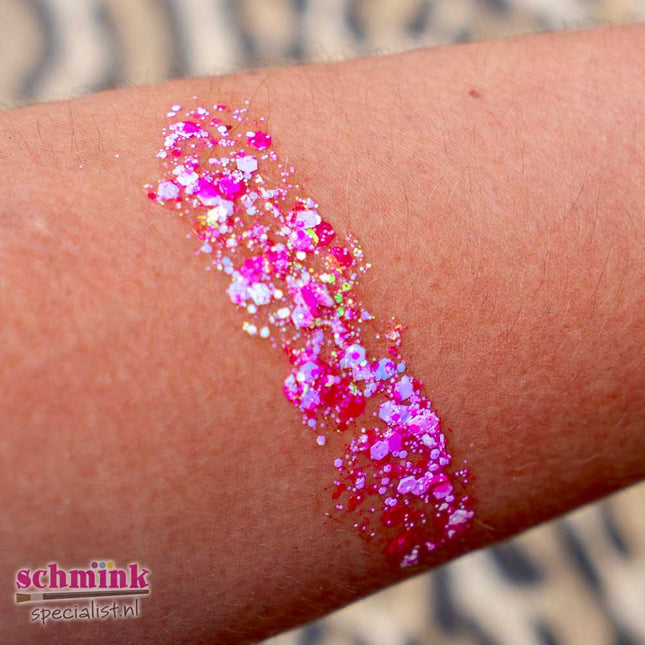 X-sins Dreamy Pink Gezicht en Body Glitters