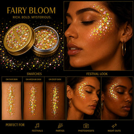 X-sins Fairy Bloom Gezicht en Body Glitters 25 ml