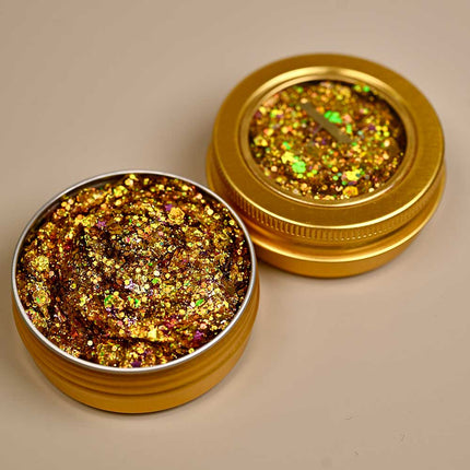 X-sins Golden Glam Gezicht en Body Glitters