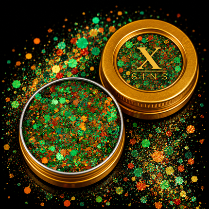 X-sins Kruikenstad Gezicht en Body Glitters 25 ml