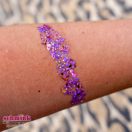 X-sins Lavender Mist Gezicht en Body Glitters
