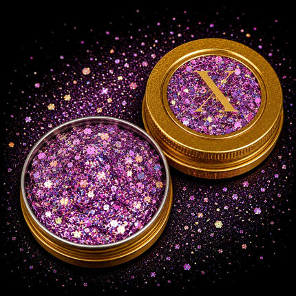 X-sins Lilabloom Gezicht en Body Glitters 25 ml