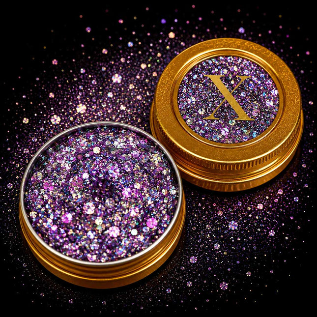 X-sins Luminous Galaxy Gezicht en Body Glitters