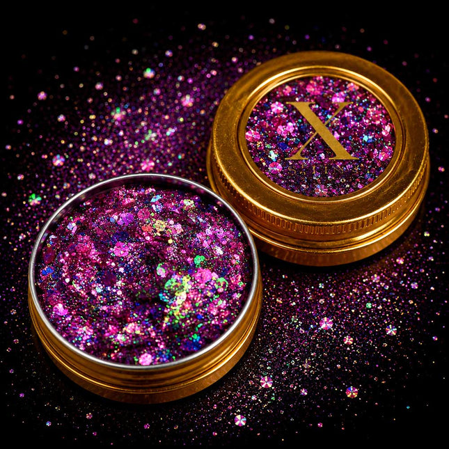 X-sins Nebula Sparkle Gezicht en Body Glitters