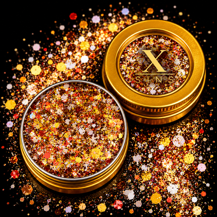 X-sins Oeteldonk Gezicht en Body Glitters 25 ml