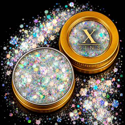 X-sins Snow White Gezicht en Body Glitters 25 ml