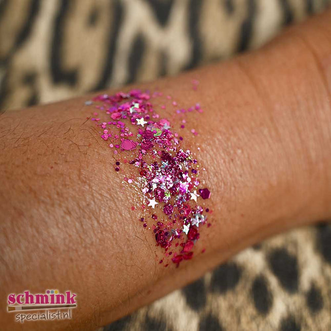 X-sins Starry Magenta Gezicht en Body Glitters