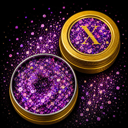 X-sins Twilight Glam Gezicht en Body Glitters 25 ml