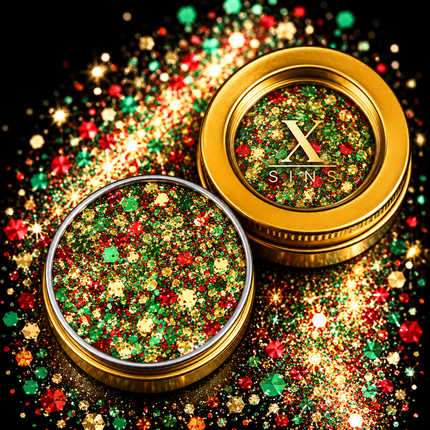 X-sins Vastelaovend Gezicht en Body Glitters 25 ml