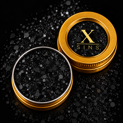 X-sins XS03 Zwart Gezicht en Body Glitters 25 ml