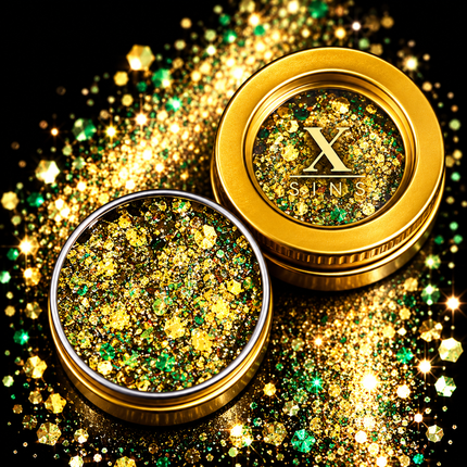X-sins XS04 Goud Gezicht en Body Glitters 25 ml