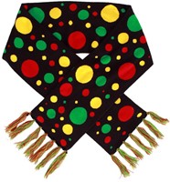 wassen Idool Occlusie Sjaal carnaval confetti rood geel groen Schmink Specialist