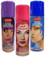 Gekleurde haarspray