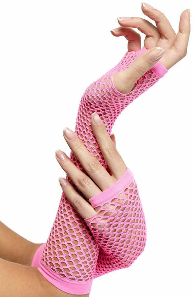 Hangen Elektropositief spion Visnet handschoenen Neon Roze Schmink Specialist