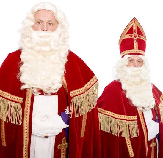 Sinterklaas Baardstel nieuw kanekalon